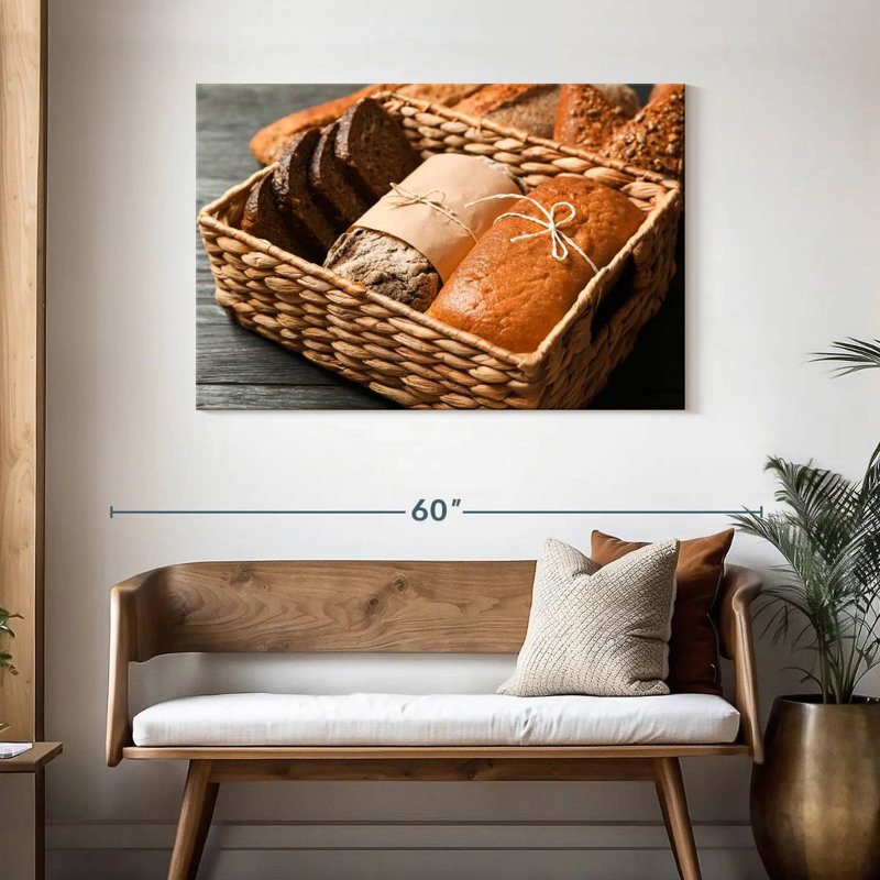 Yarlin Bread Gift Basket, 30" H x 45" W