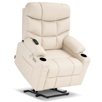 Adavia Regular Power Lift Recliner Chair, Faux Leather by Latitude Run