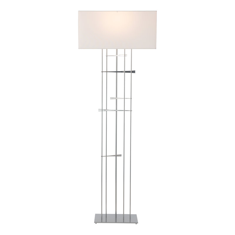 Cavaletti 65" Floor Lamp, Natural Anna, Sterling