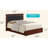 Charming Transitional Bed With Storage