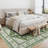 Machine Washable Rugs Vintage Non-Slip Low Pile Rubber Backing Area Rug for Living Room Bedroom Kitchen Dining Room Dorm and Bedside Decor-231811785