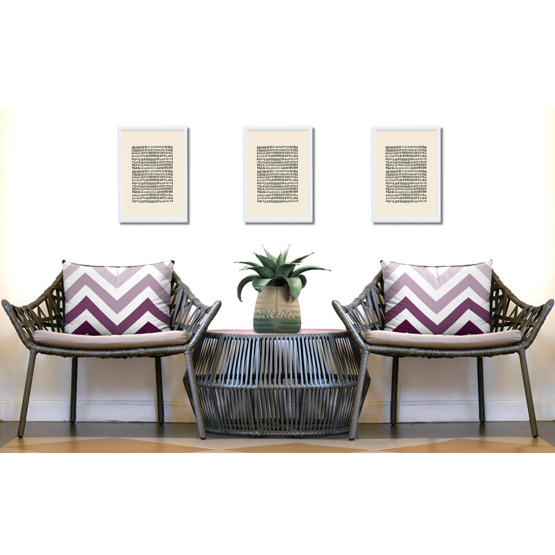 Housse et insert de coussin rectangulaire en polyester pour l'intérieur et l'extérieur, Mauve