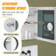 Recessed Or Surface Mount Frameless Medicine Cabinet With Mirror