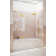 Stellar 70 in. W x 58.25 in. H Frameless 3 Panel Inline Bathtub Shower Door