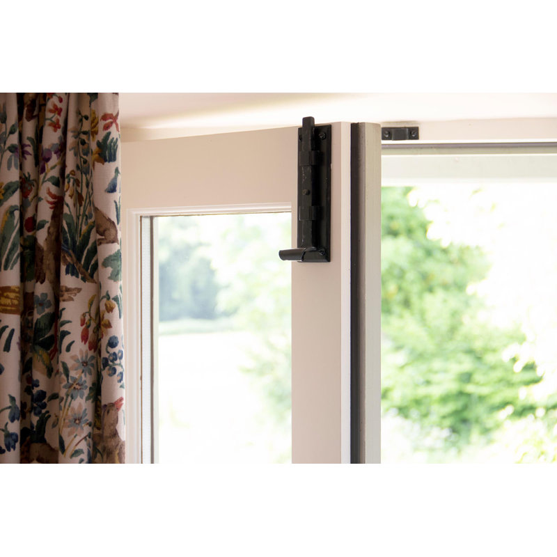 Fishtail Straight Door Bolt, Black