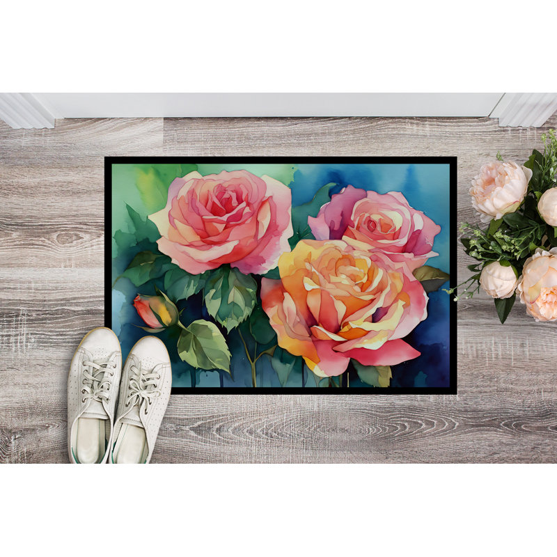 Inge Non-Slip Doormat, 18" W x 27" L
