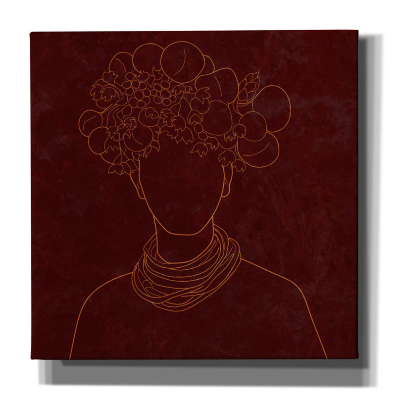«African Live Collection-African Man» par Sabrina Balbuena, art mural sur toile, H 26 po x l 26 po x P 1,5 po