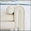 Élégant tabouret de rangement pour chambre en tissu de lin avec intérieur spacieux et polyvalent-615761428