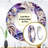 Richar Purple Lavender Persian Paisleys - Paisley  Large Wall Mirror, Purple Decorative Mirror, Printed Metal Art-190111598-166318137