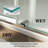 Opal Mirage MCOCOD 56-61"W x 76"H Double Sliding Frameless Smooth Sliding Shower Door with 3/8"(10mm)Frosted Glass-116096842