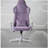 F45C Velvet Memory Foam Gaming Chair - Purple