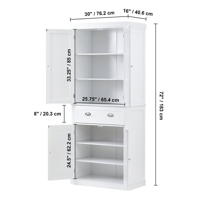 Armoire de rangement 72 po