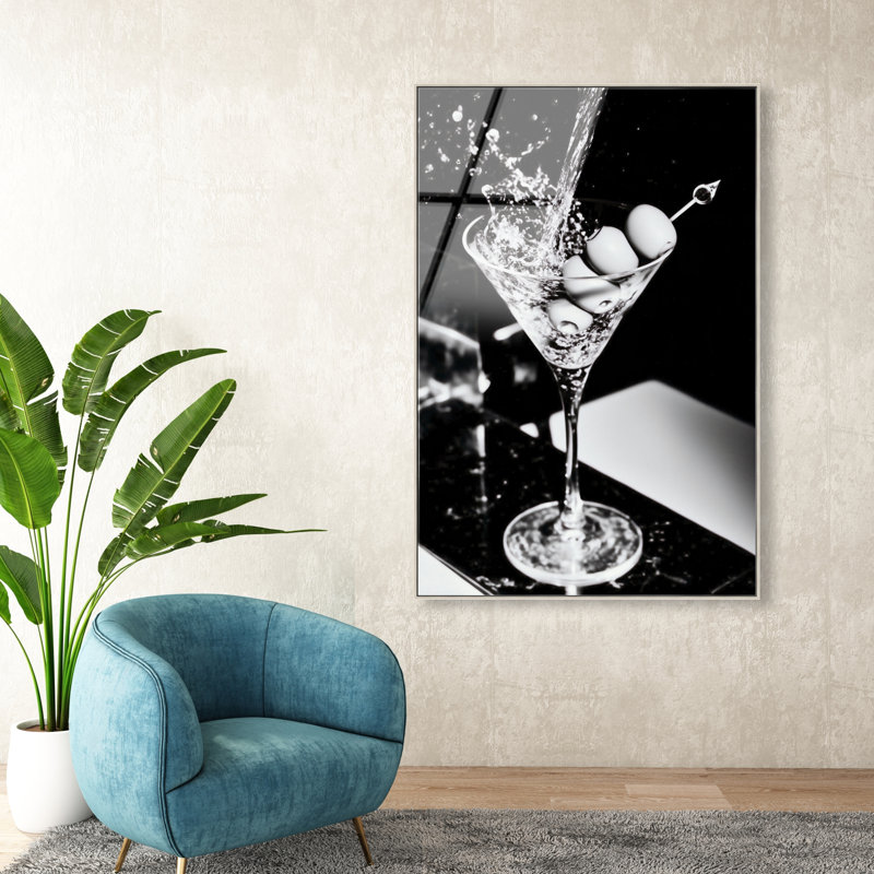 Chill Time III Print by Oliver Gal, 31"H x 21"W, Silver Floater Frame