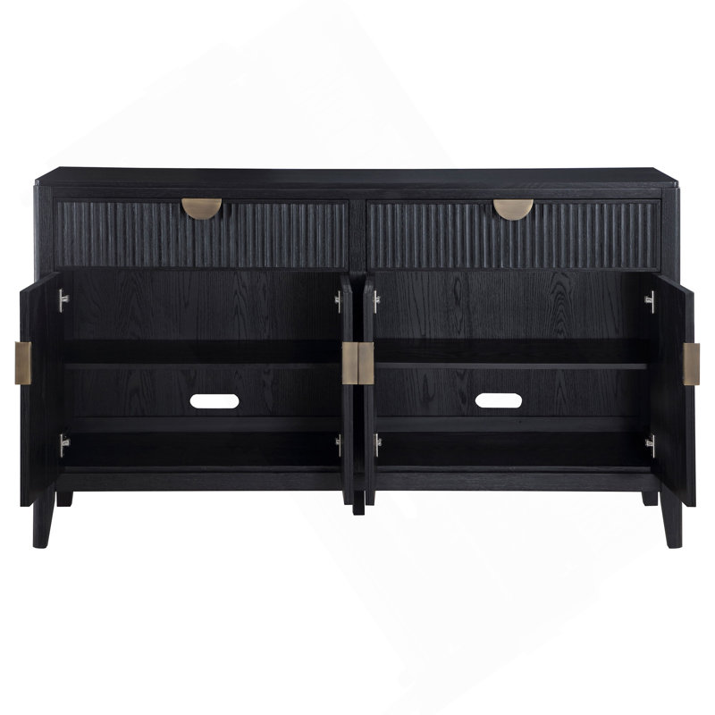 Mason Black 2-Drawer Sideboard