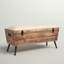 Annie Polyester Blend Upholstered Storage Bench