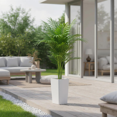 Palmier artificiel 50 po, faux palmier pour décoration d'intérieur ou de bureau, de patio ou de jardin
