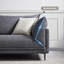 Canapé modulaire gris en coton et lin-1172980669