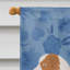 Caniche en polyester à 2 côtés 40 x 28 po standard welcome drapeau maison-957493176