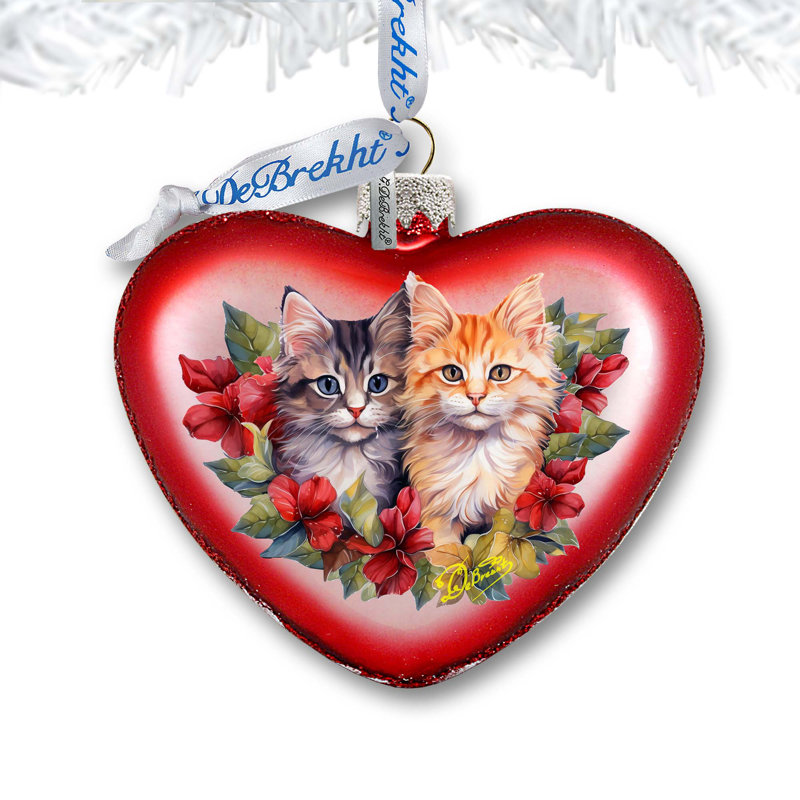 3.5'' Glass Hanging Figurine Ornament
