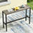Roca Rectangular Steel Outdoor Bar Table-1014928008