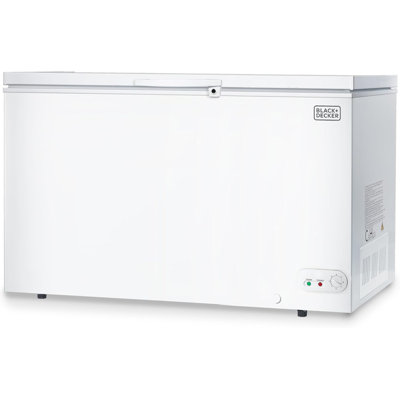 BLACK+DECKER 13 Cu. Ft. Chest Freezer, Deep Freezer with Top Opening, Freezer Chest with 2 Removable Storage Baskets, Mechanical Temperature Control, on Fridge.com