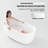 47" Freestanding Solid Surface Bathtub Modern Designed Resin Stone Bathtub With Pop-Up Drainage And Overflow Pipes