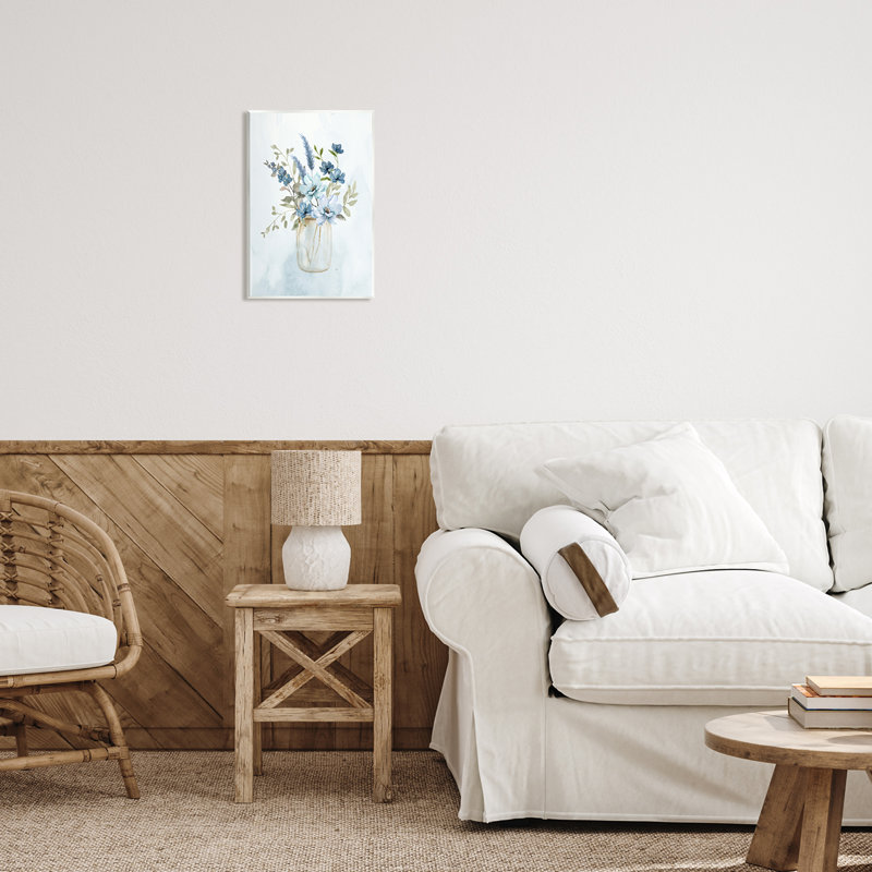 Art floral floral sur bois par Nan, H 15 po x l 10 po x P 0,5 po