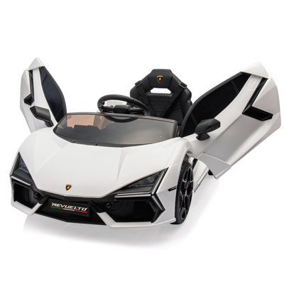 12V Licensed Lamborghini Revuelto Kids Ride On Car, Electric Sports Car Toy, Battery Powered Vehicle with Bluetooth, USB and Music Function
