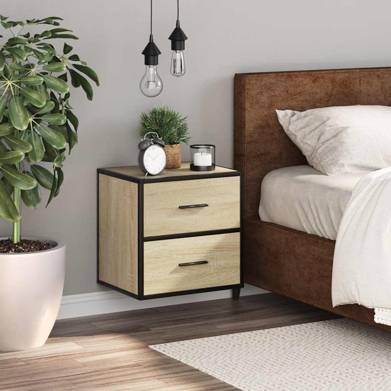40 cm W Bedside Table, Sonoma Oak