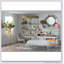 Miroir d'appoint octogonal de 40 po x 40 po, miroir Mid-Century moderne, pour salon, entrée, chambre à coucher, couloir