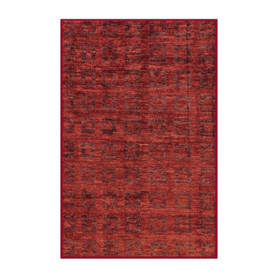 Tapis abstrait multicolore Stinesville