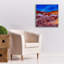  «Vallée de la mort - Palette d'artiste» par Epic Portfolio, art mural sur toile, 26 po x 26 po-1780748458