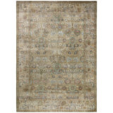 Brown Alchemy Traditional Wool Silk Blend Rug - 8'10" x 12'6"