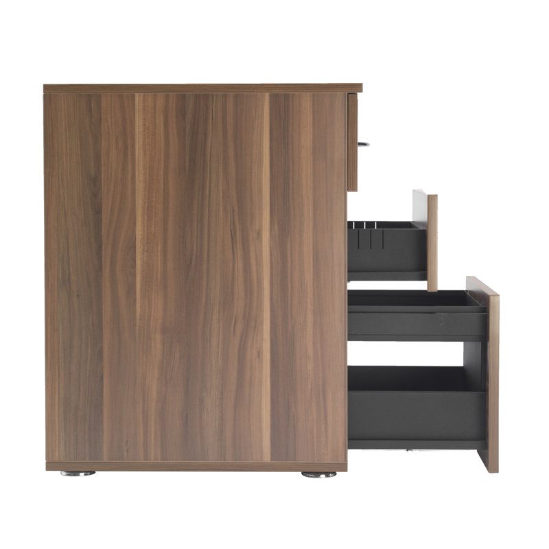 Bondurant 43.5cm Wide 3 -Drawer File Cabinet, Dark Walnut