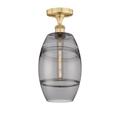 Plafonnier semi-encastré 1 lumière Edison - Abiagael