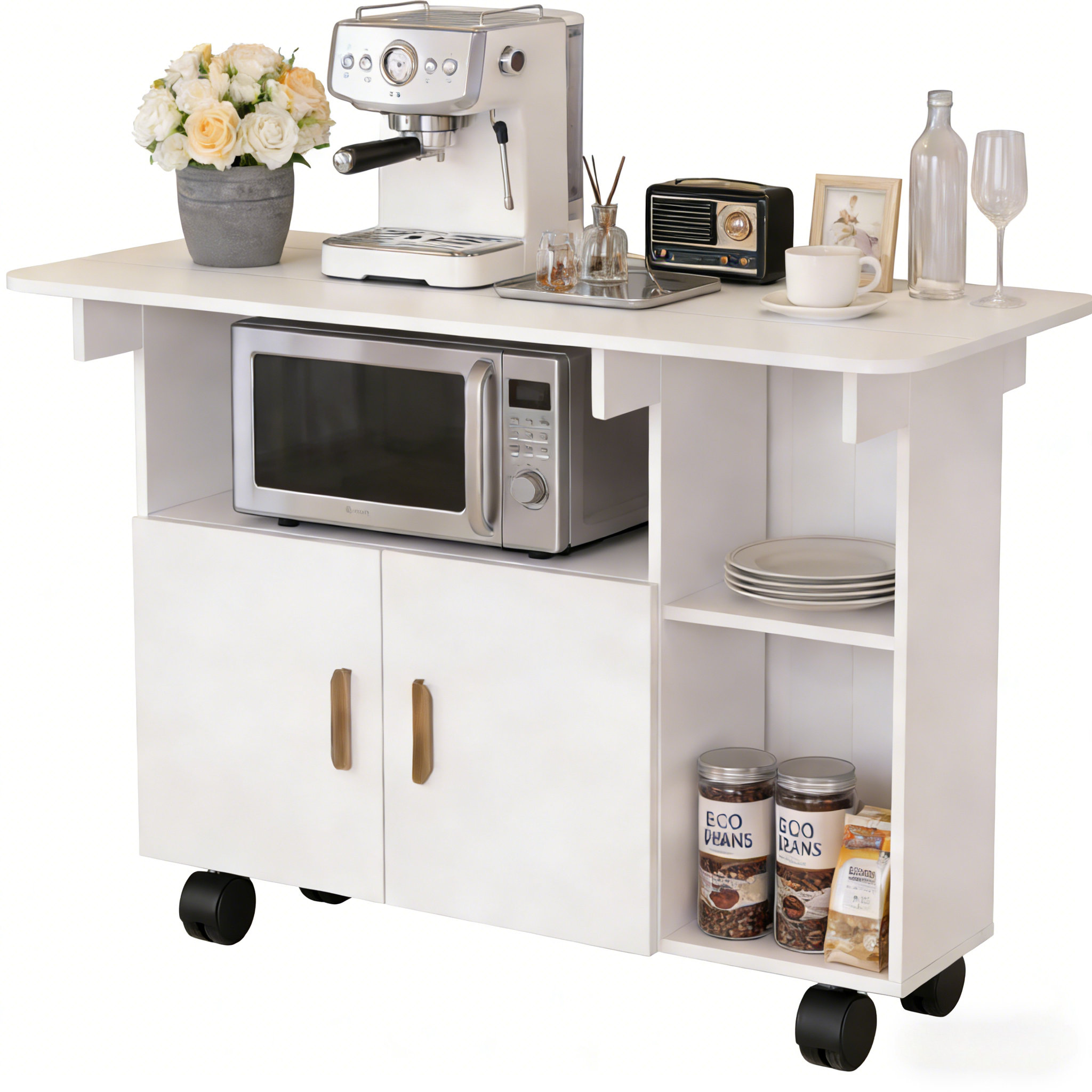 Moveable Run Off Table Latitude Run® Modern Movable Folding Dining Table | Wayfair