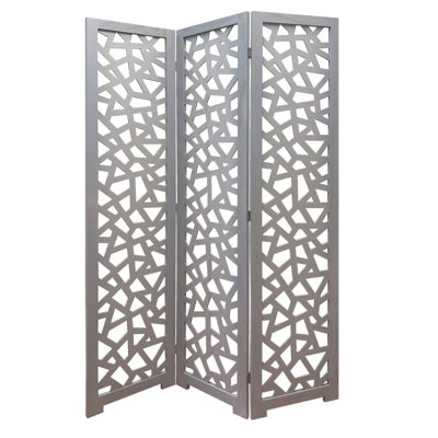Gelman 50 " W x 67 " H 3 - Panel Solid Wood Folding Room Divider