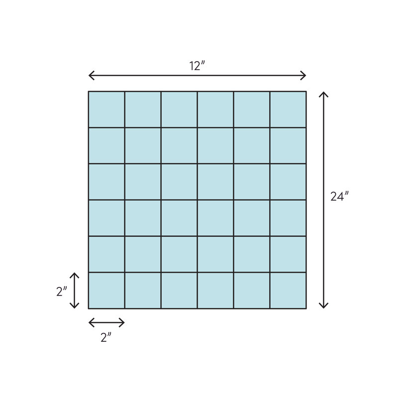 Fairfield 2" x 2" Ceramic Mosaic Tile, White