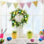  Fausse fleurs artificielles pour la décoration intérieure Oeufs de Pâques décoratifs Couronne de fleurs artificielles pour les célébrations de printemps intérieures et extérieures-128928787