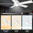52'' Ceiling Fan with LED Lights-639803598-639803599