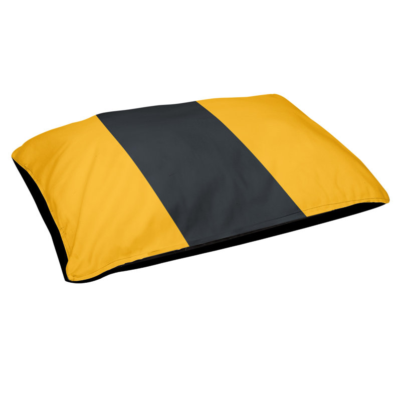 Coussin d'extérieur pour chien Florida Tribe, Moyen (l 40 po x P 30 po x H 6,5 po), Gold/Black