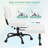 Ergonomic Cross Legged Meditation Chair, 360° Swivel Office Chair With Wheels, ADHD Chair With Footrest, Lumbar Support, Wider Height Adjustable Backrest And Seat, Teddy Fleece Kneeling Chair For Yoga-121280644