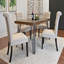 Ensemble de salle à manger 5 pièces, table à manger en épingle à cheveux avec 4 chaises-2124373743