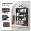 Bibliothèque de bureau à 4 tablettes