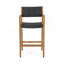 Tabouret en osier et bois Genesee