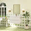 Meuble-lavabo mural simple 29,9 po avec comptoir en céramique-1234973985-1234973986