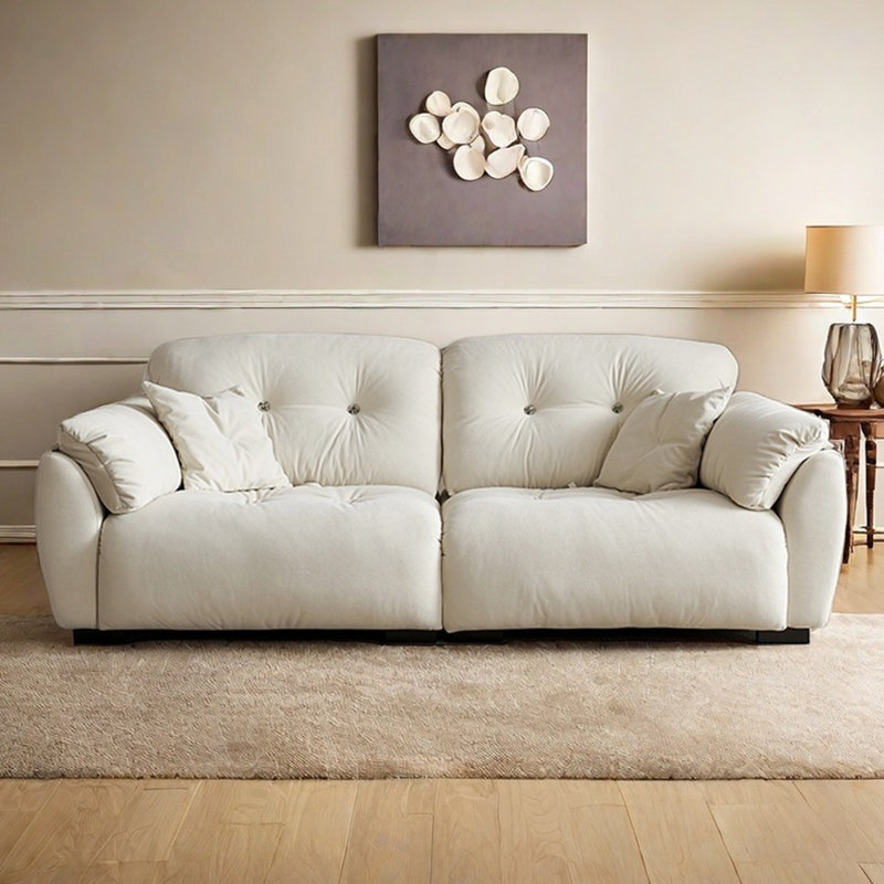 Canapé ultra large à dossier large et dossier mobile, H 33,46 po x l 86,61 po x P 47,24 po