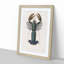 Crimson Crawfish by Charles D' Orbigny - Picture Frame Painting Print-55490292-55490293