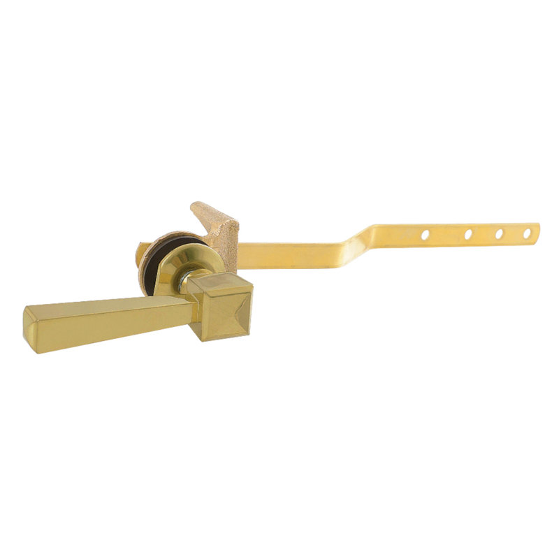 Levier de réservoir de toilette Kingston Brass à montage frontal, Laiton brossé