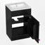 Ensemble de meuble-lavabo simple 20 po avec plateau en céramique-239029197